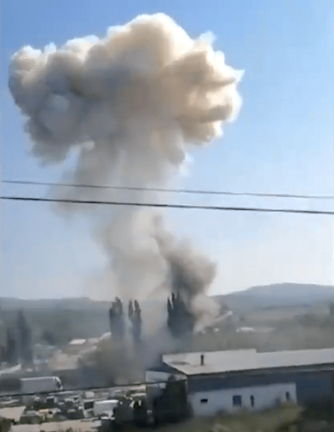 Police ammunition depot explodes in Bílina - Czech Points