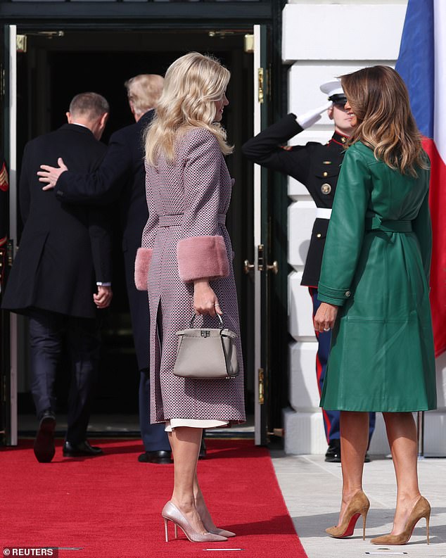 Babis and Trump roasted on social media after video show them ditching wives on White House driveway - Czech Points